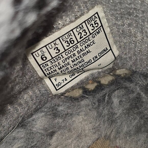 BOB'S BY SKECHERS MEMORY FOAM SLIPPERS TOO COZY PUPPY DOGS FACES FAUX FUR SIZE 6 - Picture 7 of 7